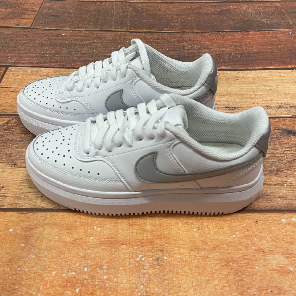 Nike Women's Court Vision Alta LTR White Casual Shoes - Picture 5 of 6